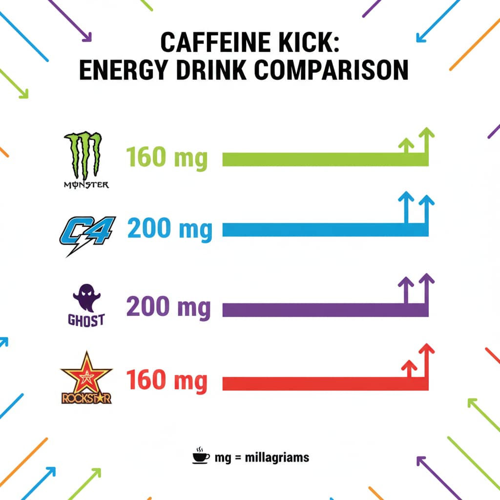 how much caffeine is in a rockstar