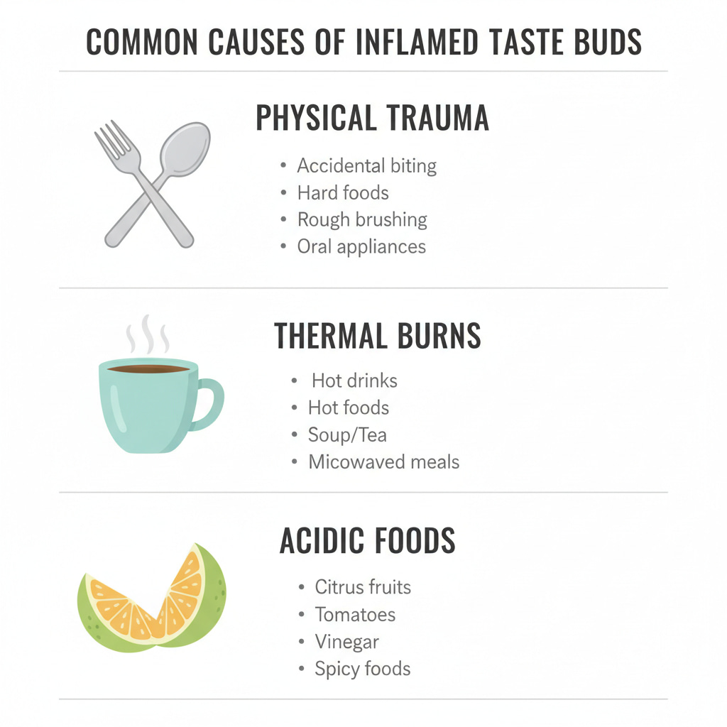 What Causes Inflamed Taste Buds
